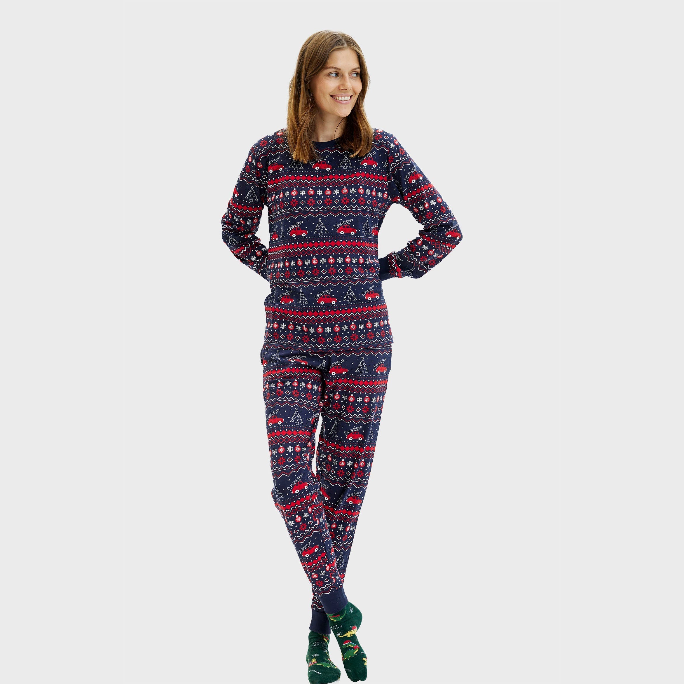 Driving home for Kerst pyjama - Dames